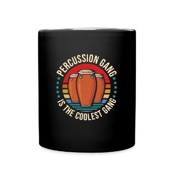 Conga Percussion Gang Is The Drummer Conga Player - Full Colour Mug - black - Front