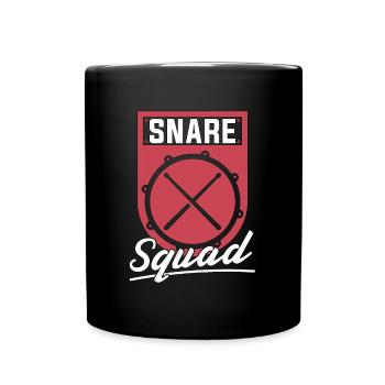 Caisse claire Caisse claire Snare Squad Instrument Drumming Batteur - Mug uni - noir - Devant