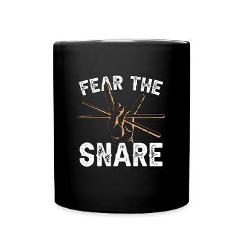 Caisse claire Fear The Snare Drums Percussion Drummer - Mug uni - noir - Devant
