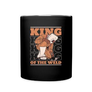 Welder Locksmith Cool King Of The Weld - Full Colour Mug - black - Front