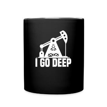 Oil Field Oil Rig Pump - Full Colour Mug - black - Front