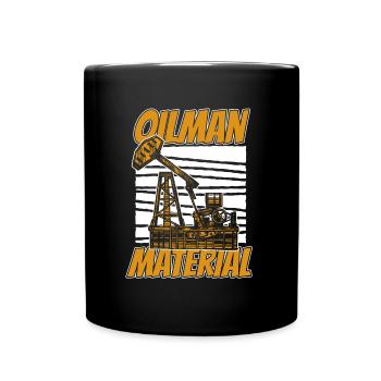 Oil Field Oil Rig Oil Traders - Full Colour Mug - black - Front