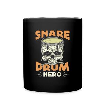 Snare Drum Hero Marching Band Percussion Batteur - Mug uni - noir - Devant