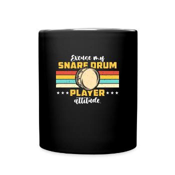 Snare Drum Excuse My Snare Drum Player Instrument - Mug uni - noir - Devant