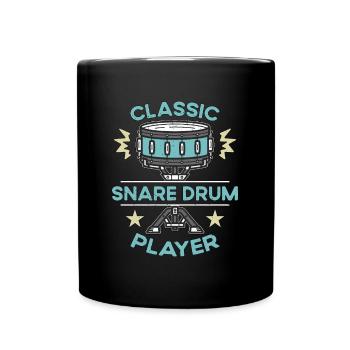 Snare Drum Classic Snare Drum Player Instrument - Full Colour Mug - black - Front