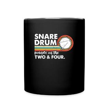 Caisse claire Pounds On The Marching Band Drummer - Mug uni - noir - Devant