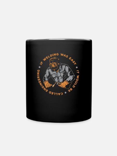 Welder locksmith funny - Full Colour Mug - black