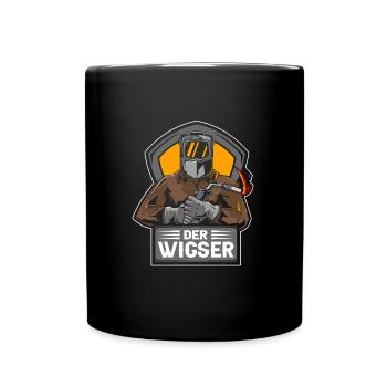 Welder locksmith Witzig Schweier - Full Colour Mug - black - Front