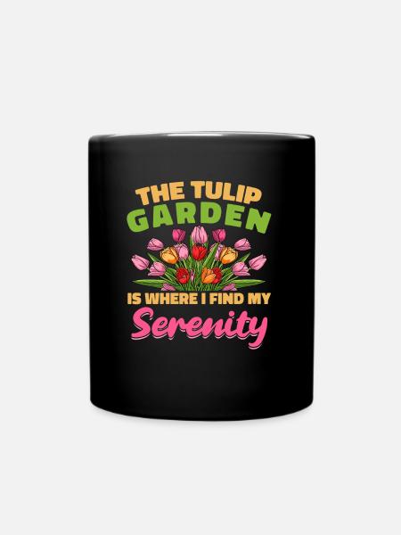Tulipes Tulipes - Mug uni - noir