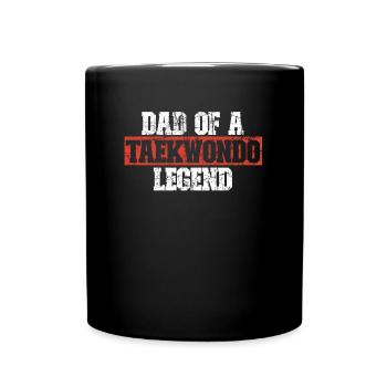 Taekwondo Père Taekwondo - Mug uni - noir - Devant
