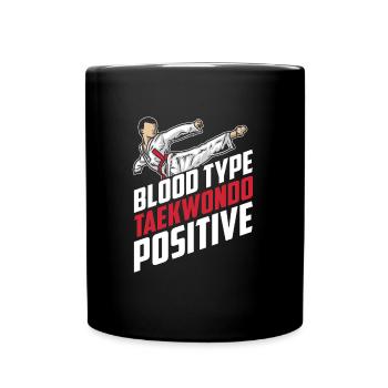Taekwondo Père Taekwondo - Mug uni - noir - Devant