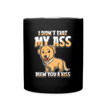 Golden Retriever Funny - Full Colour Mug - black - Front