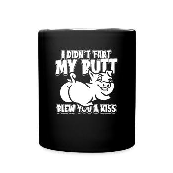 Pig pig farmer - Full Colour Mug - black - Front