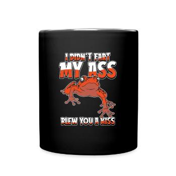 Poison Frog I Didn't Fart My Butt Blew You A Kiss - Full Colour Mug - black - Front