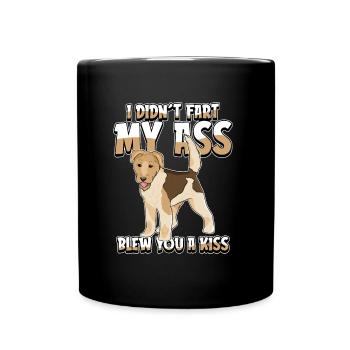 Terrier de blé - Mug uni - noir - Devant