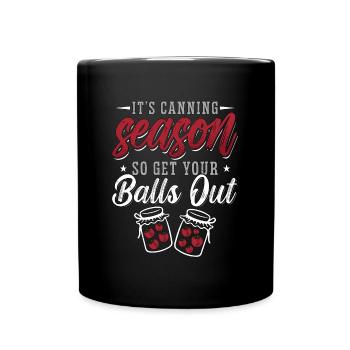 La mise en conserve est la saison de la mise en conserve, alors procurez-vous un pot Homesteader - Mug uni - noir - Devant