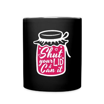 Conserves Fermez votre couvercle et pouvez-le Homesteader Canner - Mug uni - noir - Devant