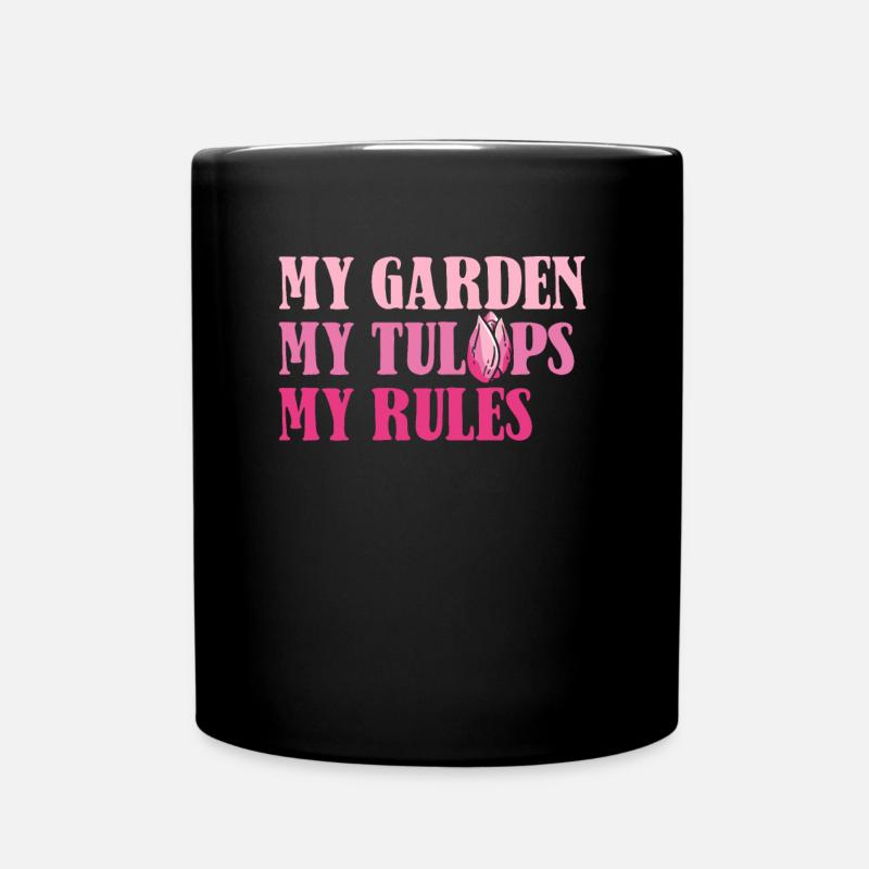 Tulpen Humor Tulpen - Tasse einfarbig - Schwarz