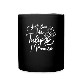 Tulpen Tulpen - Tasse einfarbig - Schwarz - Vorne