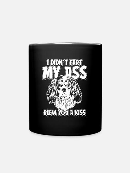 King Charles Cavalier - Tasse einfarbig - Schwarz