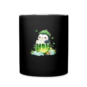 Ireland St Patrick Day cheers for good - Full Colour Mug - black - Front