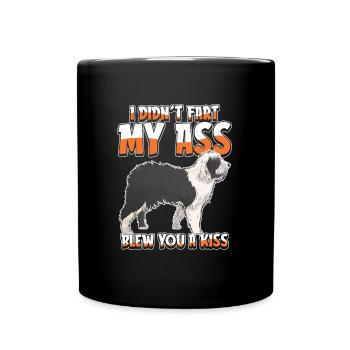 Old English Shepherd Bobtail - Full Colour Mug - black - Front