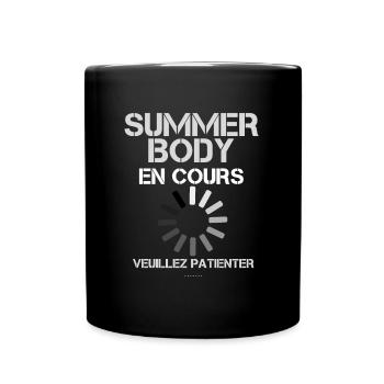 Tee shirt humour musculation - Mug uni - noir - Devant