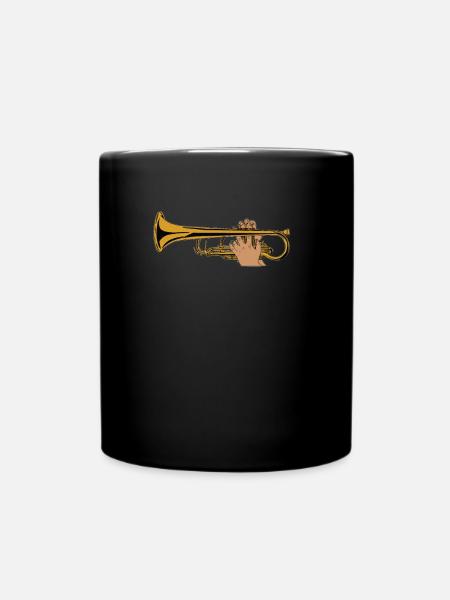 Spielmannszug Cornet - Full Colour Mug - black