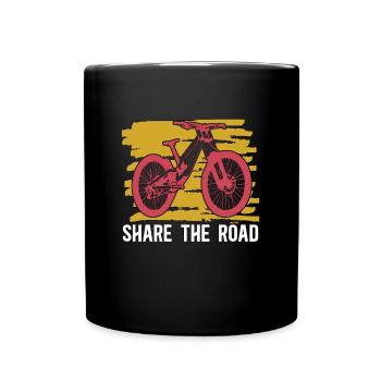 Vélo en libre-service Le vélo de route Vélo de montagne Cycliste - Mug uni - noir - Devant