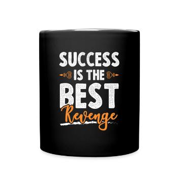 Success Best Revenge - Full Colour Mug - black - Front
