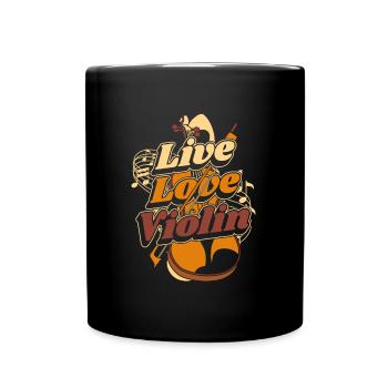 Violon Violon Amour - Mug uni - noir - Devant
