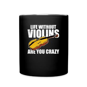 Violon Violon - Mug uni - noir - Devant