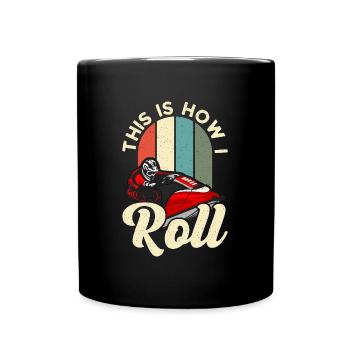 Jet Skiing This Is How I Roll Motor Boat Jet Skier - Full Colour Mug - black - Front