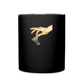 Badminton Federball - Full Colour Mug - black - Front