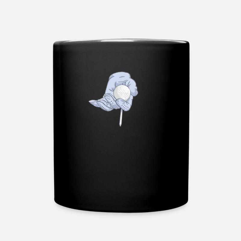Golf Golfer Golfing - Full Colour Mug - black