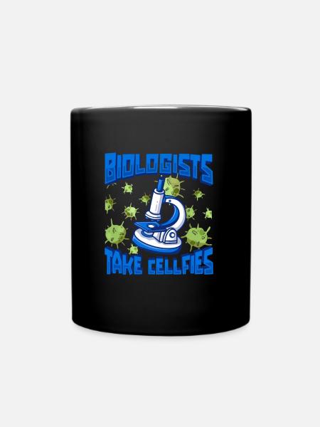 Biologie Biologiste Microscope - Mug uni - noir