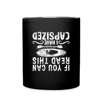 Kayak Si vous pouvez lire cet amateur de canoë kayak - Mug uni - noir - Devant
