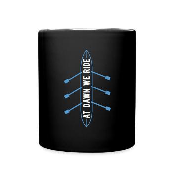 Aviron à l’aube Nous montons Sports nautiques Aviron - Mug uni - noir - Devant