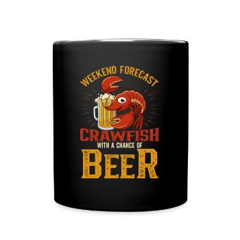 Crawfish Cajun & Crawfish Lobster Cooking - Full Colour Mug - black - Front
