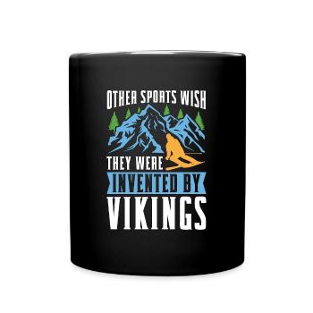 Cross Country Skiing Other Sports Wish They Skier - Tasse einfarbig - Schwarz - Vorne