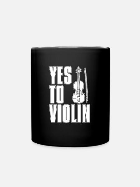 Violon Violon Drôle - Mug uni - noir