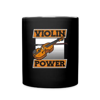 Violin Violin Energy - Full Colour Mug - black - Front