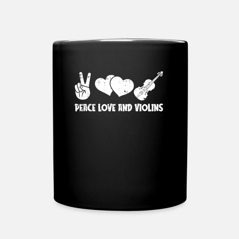 Violon Violon Amour - Mug uni - noir