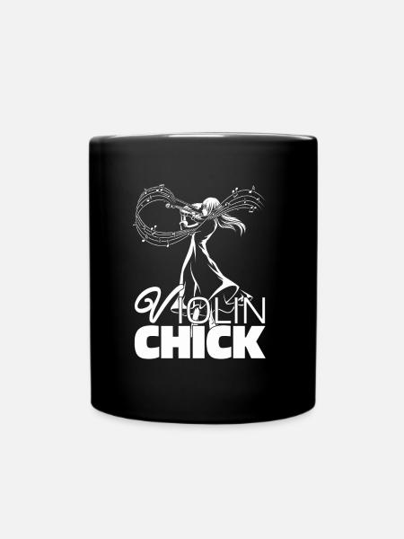 Violon Violon Poussin - Mug uni - noir
