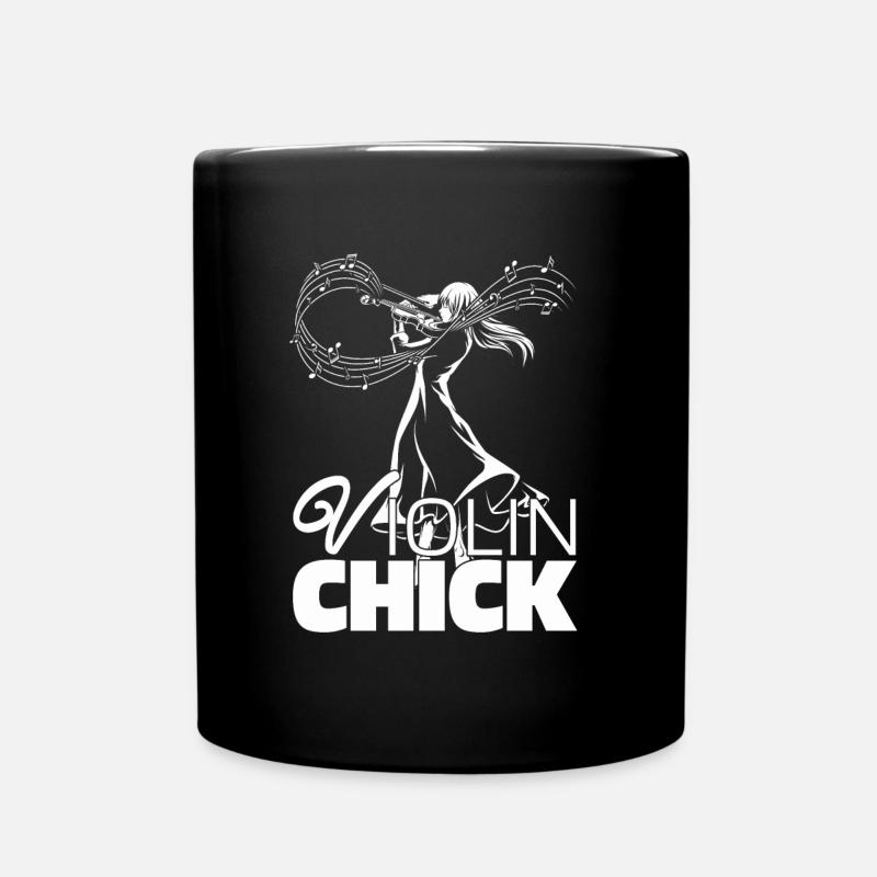 Violon Violon Poussin - Mug uni - noir