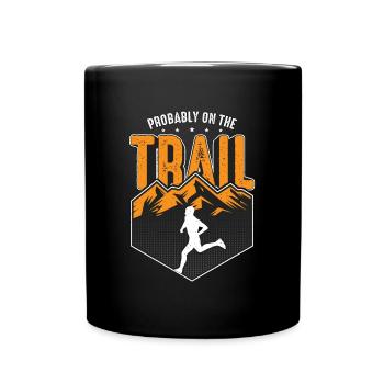 Trail Running Probablement sur The Trail Ultra Running - Mug uni - noir - Devant