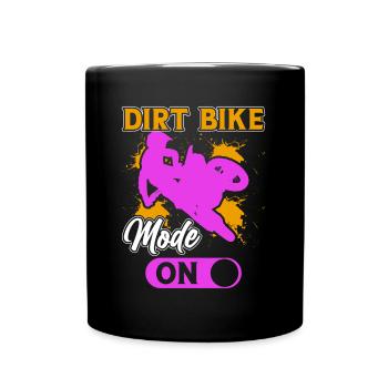 Motocross - Mug uni - noir - Devant