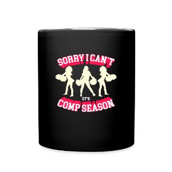 Cheerleading désolé je ne peux pas c’est de la gymnastique de compétition - Mug uni - noir - Devant