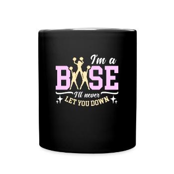 Cheerleading I'm Base I'll Never Let You Gymnastic - Tasse einfarbig - Schwarz - Vorne