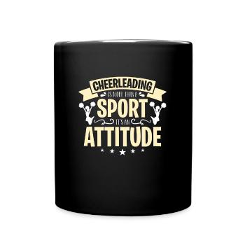 Le cheerleading est plus qu’une équipe d’encouragements - Mug uni - noir - Devant